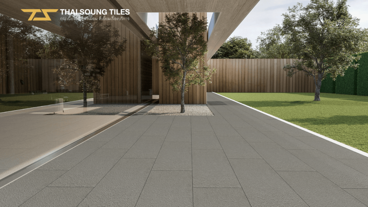 กระเบื้องปูพื้นภายนอก